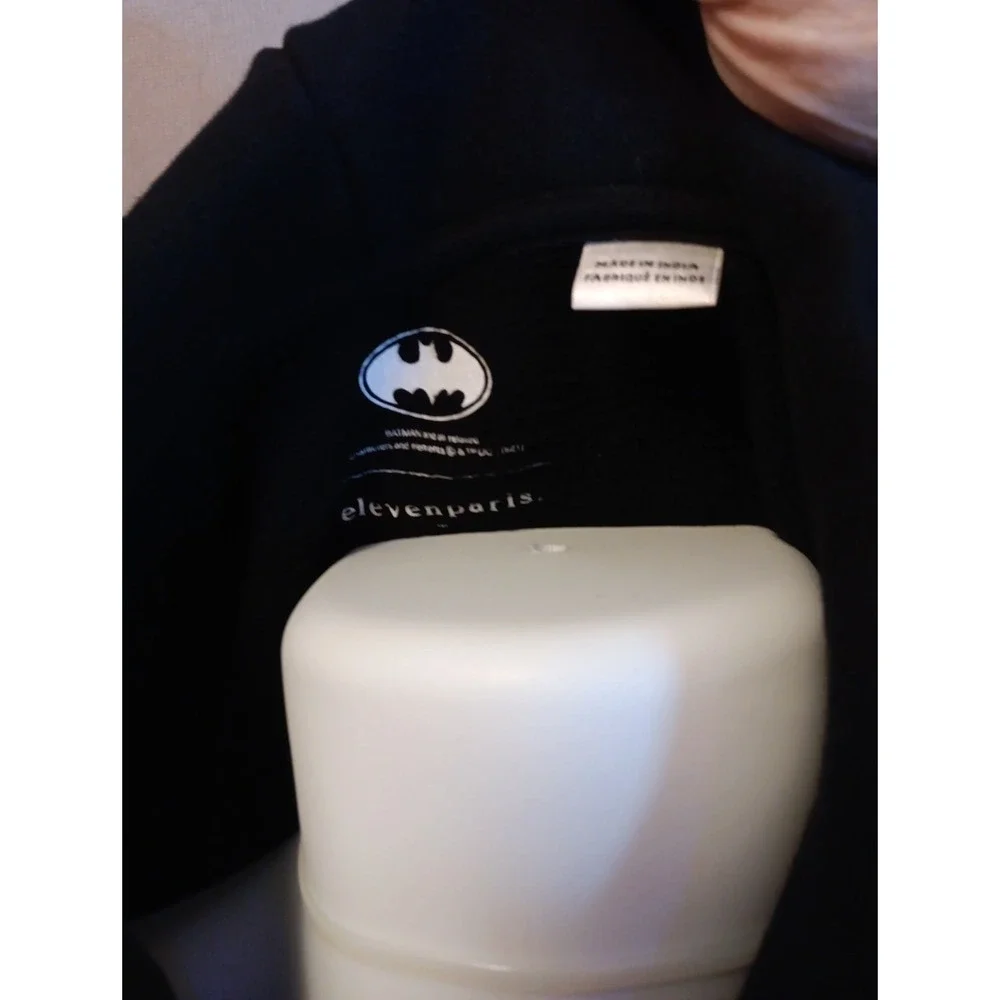 RARE Eleven Paris X Batman Medium Cotton Hoodie Abstract Art Size M - Picture 6 of 7